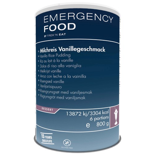 Emergency food milchreis - emergency,