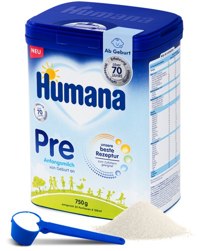 Humana pre anfangsmilch 4x750g - anfangsmilch,