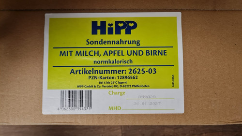 Hipp sondennahrung mit - mit, milch