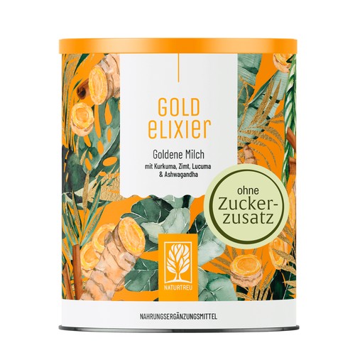 Goldene milch pulver - pulver, kurkuma